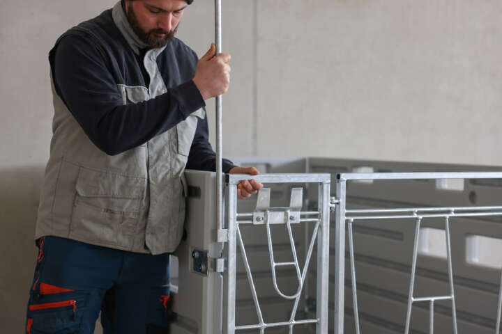 KERBL Modulare Kälberbox (Doppelbucht)